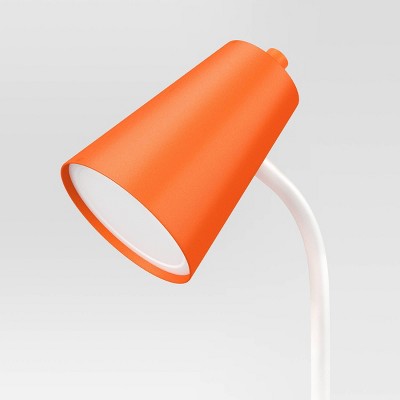 Oranžinė ir rožinė stalinė lempa darbui