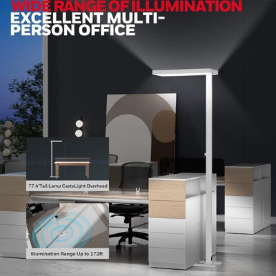 Galingas reguliuojamas 4000K LED šviestuvas didelėms erdvėms